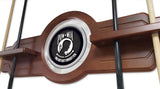 Pow-mia Cue Rack In English Tudor Finish