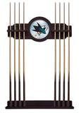 San Jose Sharks Cue Rack In English Tudor Finish