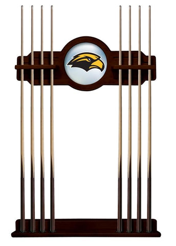 Southern Miss Cue Rack In English Tudor Finish