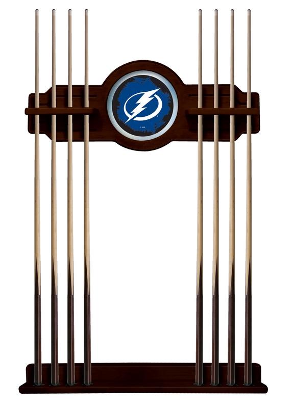 Tampa Bay Lightning Cue Rack In English Tudor Finish