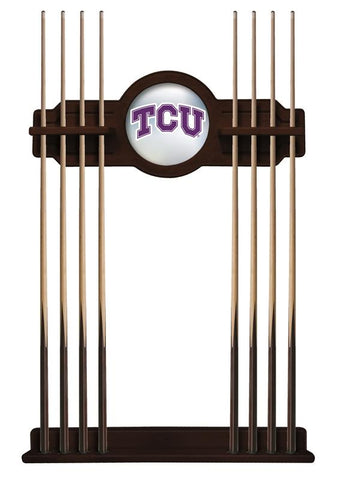 Tcu Cue Rack In English Tudor Finish