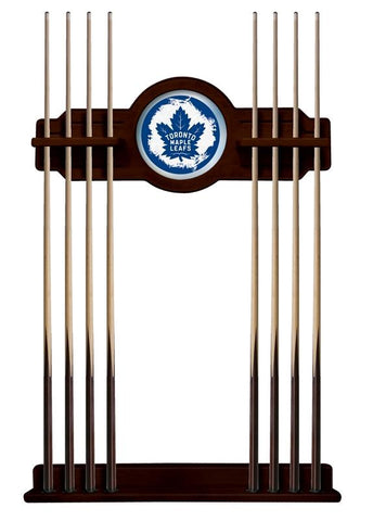 Toronto Maple Leafs Cue Rack In English Tudor Finish