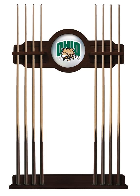 Ohio University Cue Rack In English Tudor Finish