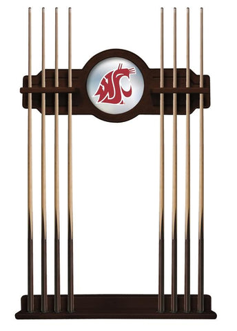 Washington State Cue Rack In English Tudor Finish