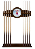 Arizona State Cue Rack In Navajo Finish With Pitchfork Logo