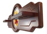 Arizona State Cue Rack In Navajo Finish With Sparky Logo