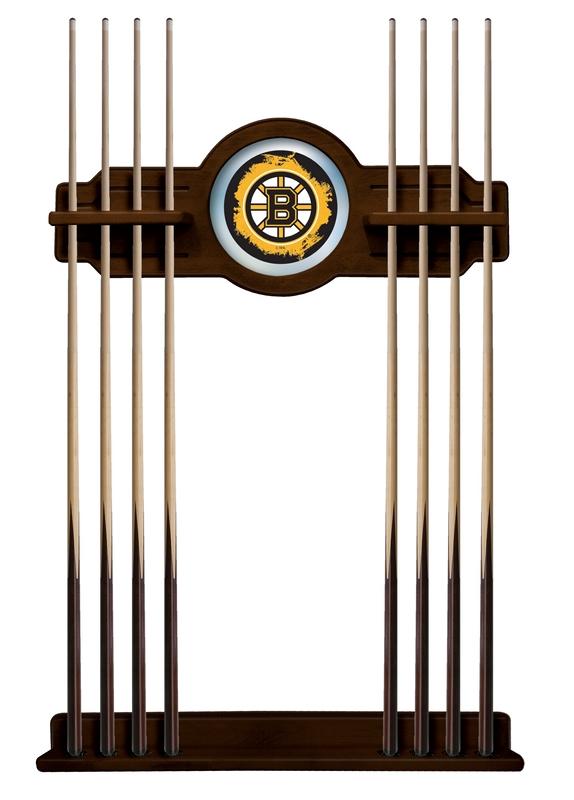 Boston Bruins Cue Rack In Chardonnay Finish