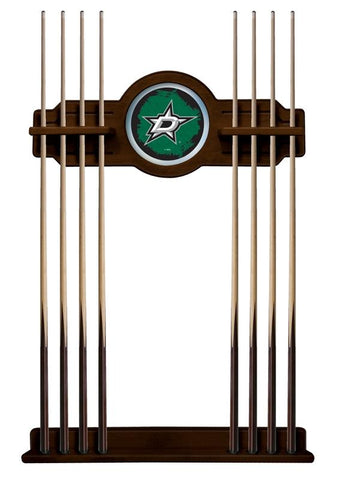 Dallas Stars Cue Rack In Chardonnay Finish