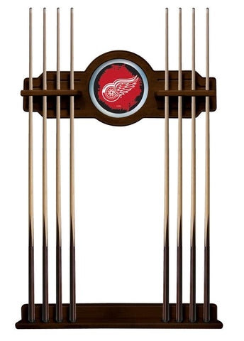 Detroit Red Wings Cue Rack In Chardonnay Finish