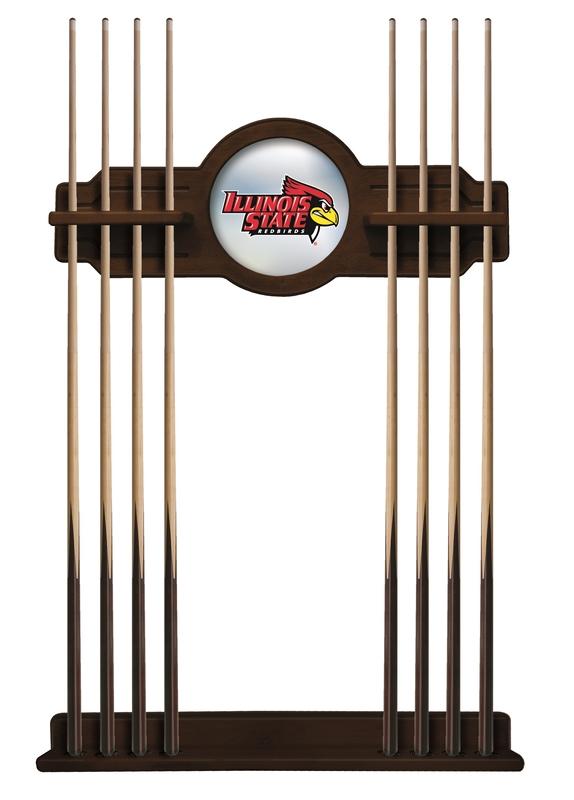 Illinois State Cue Rack In Navajo Finish