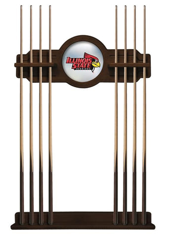 Illinois State Cue Rack In Navajo Finish