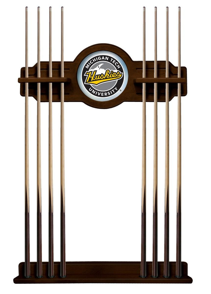 Michigan Tech Cue Rack In Navajo Finish