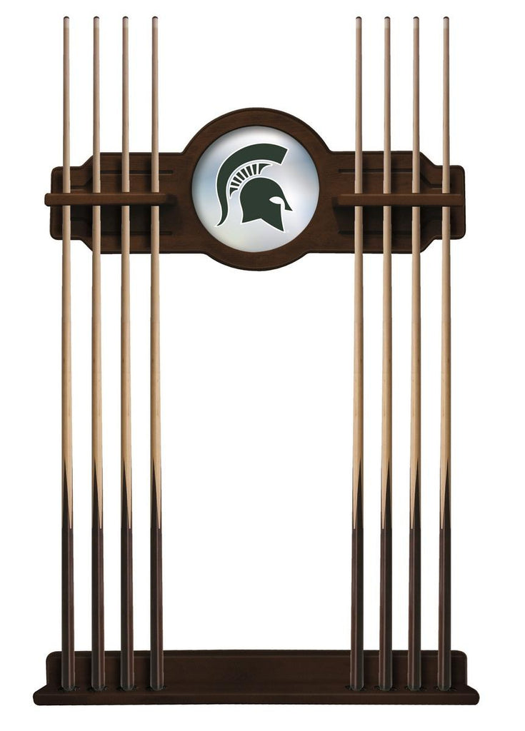 Michigan State Cue Rack In Navajo Finish