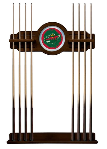 Minnesota Wild Cue Rack In Chardonnay Finish