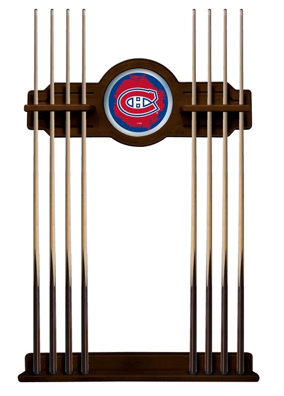 Montreal Canadiens Cue Rack In Chardonnay Finish