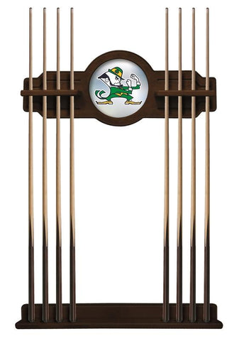 Notre Dame (leprechaun) Cue Rack In Navajo Finish