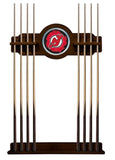 New Jersey Devils Cue Rack In Chardonnay Finish