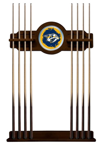 Nashville Predators Cue Rack In Chardonnay Finish