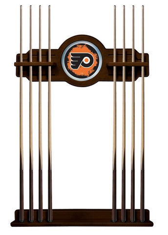 Philadelphia Flyers Cue Rack In Chardonnay Finish