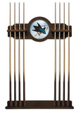 San Jose Sharks Cue Rack In Chardonnay Finish