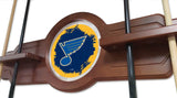 St Louis Blues Cue Rack In Chardonnay Finish