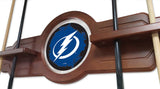 Tampa Bay Lightning Cue Rack In Chardonnay Finish