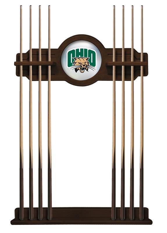 Ohio University Cue Rack In Navajo Finish