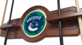 Vancouver Canucks Cue Rack In Chardonnay Finish