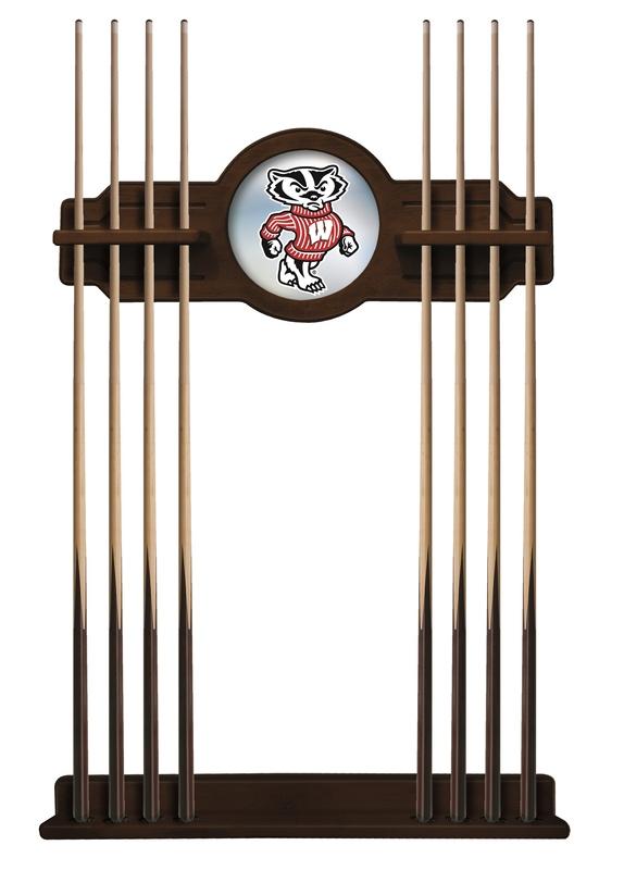 Wisconsin "badger" Cue Rack In Navajo Finish