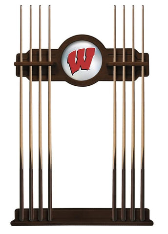 Wisconsin "w" Cue Rack In Navajo Finish