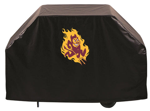 Arizona State Grill Cover With Sparky Logo-72"