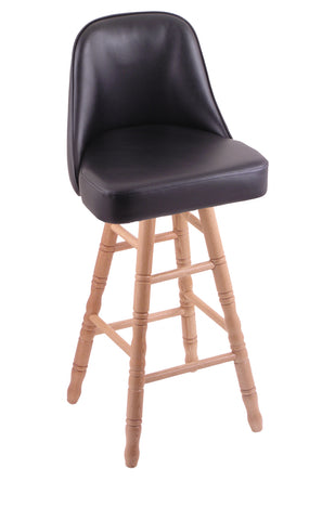 Grizzly Extra Tall Bar Stool In Oak With Natural Finish