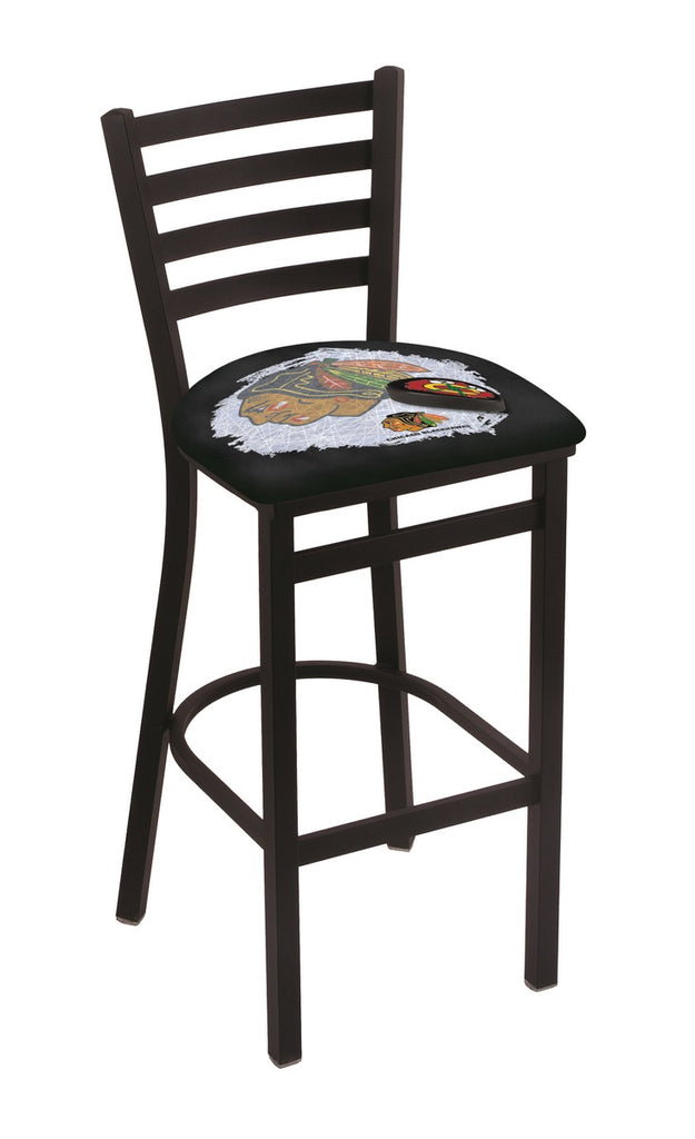 Chicago Blackhawks Counter Stool W-black Background