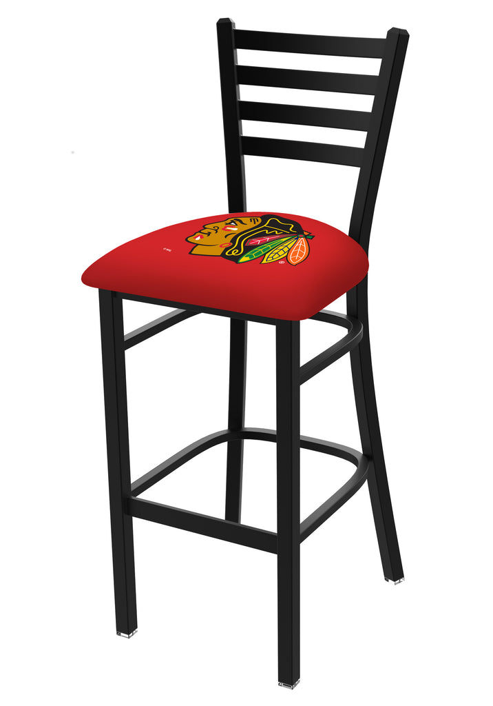 Chicago Blackhawks Counter Stool W-red Background