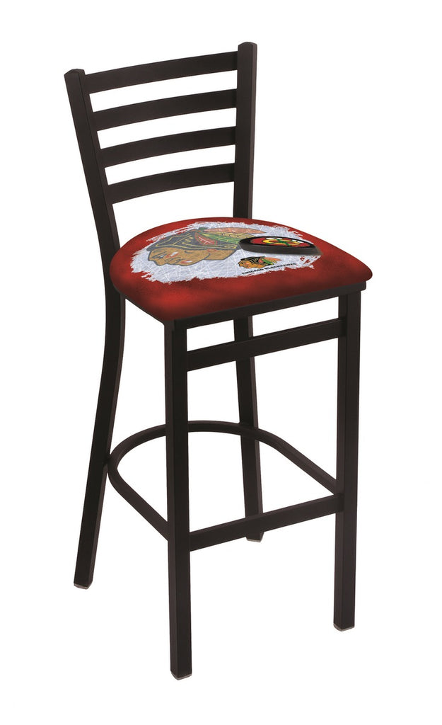 Chicago Blackhawks Bar Stool W-red Background