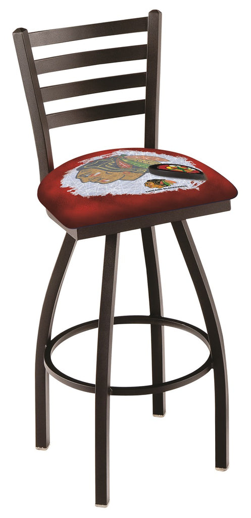 Chicago Blackhawks Bar Stool W-red Background