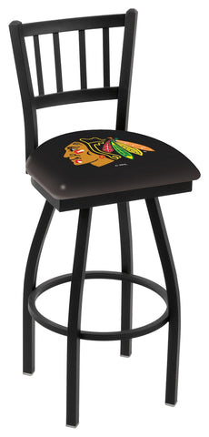 Chicago Blackhawks Bar Stool W-black Background