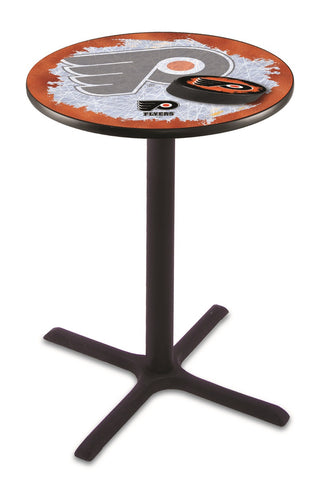 Philadelphia Flyers Pub Table W-orange Background