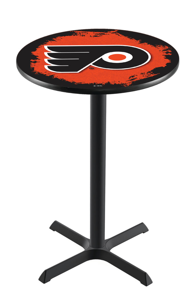 Philadelphia Flyers Pub Table W-orange Background