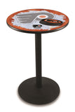 Philadelphia Flyers Pub Table W-orange Background