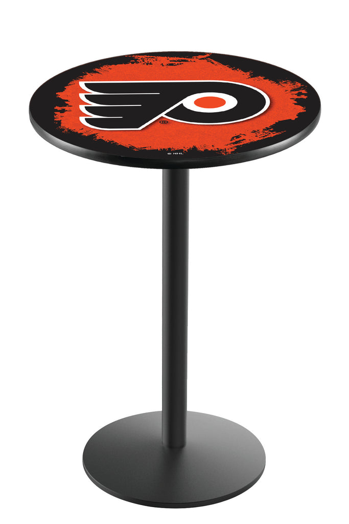 Philadelphia Flyers Pub Table W-orange Background