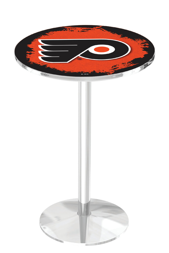 Philadelphia Flyers Pub Table W-orange Background