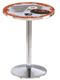 Philadelphia Flyers Pub Table W-orange Background