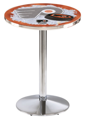 Philadelphia Flyers Pub Table W-orange Background