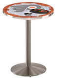 Philadelphia Flyers Pub Table W-orange Background