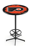 Philadelphia Flyers Pub Table W-orange Background