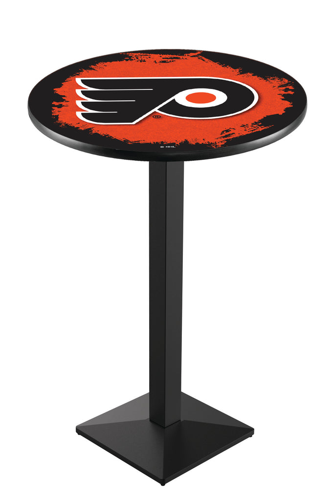 Philadelphia Flyers Pub Table W-orange Background