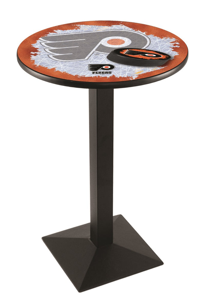 Philadelphia Flyers Pub Table W-orange Background