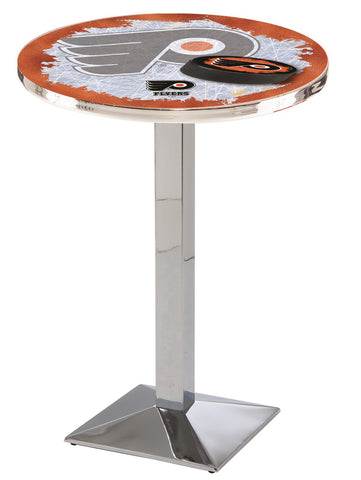 Philadelphia Flyers Pub Table W-orange Background