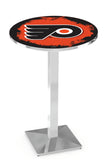 Philadelphia Flyers Pub Table W-orange Background